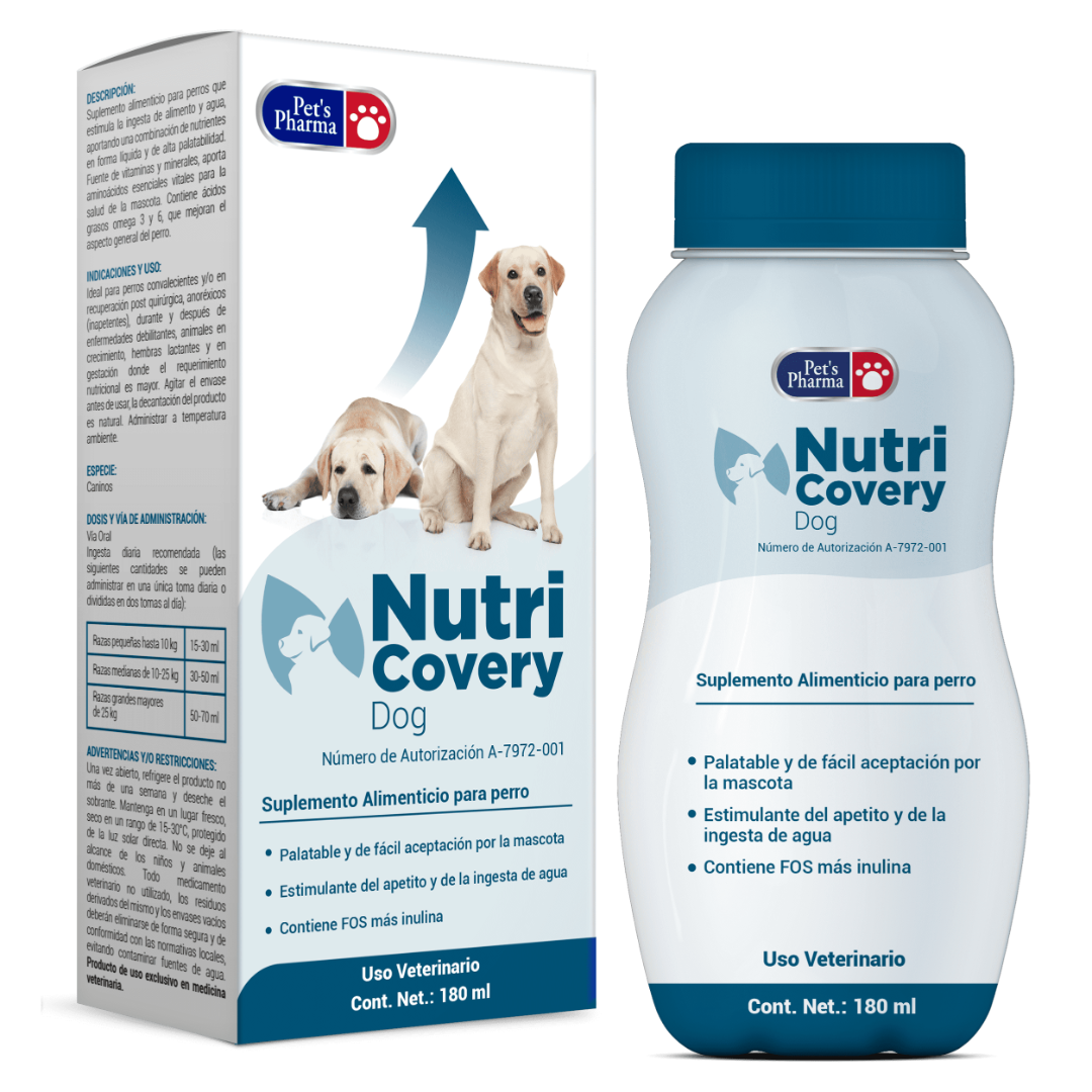NutriCovery Perros 180ml - Pet's Pharma NutriCovery Perros 180ml - Pet's Pharma